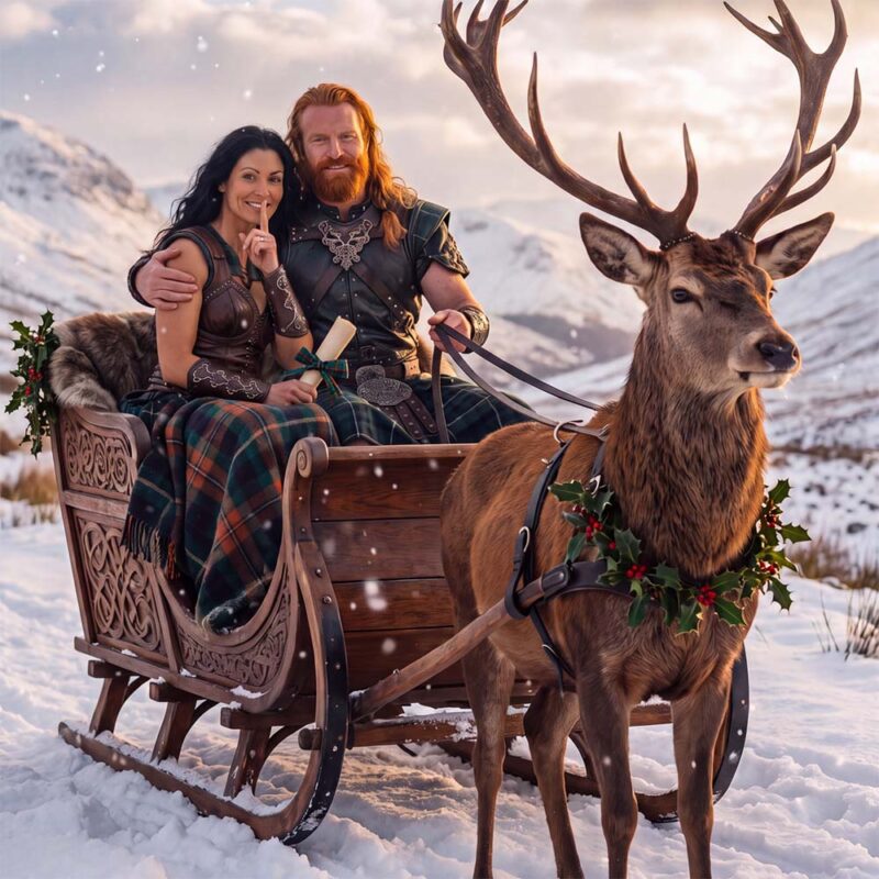 Secret Santa Gift for £5 – The InchKeepers with Sledge, Scottish Stag and a Secret